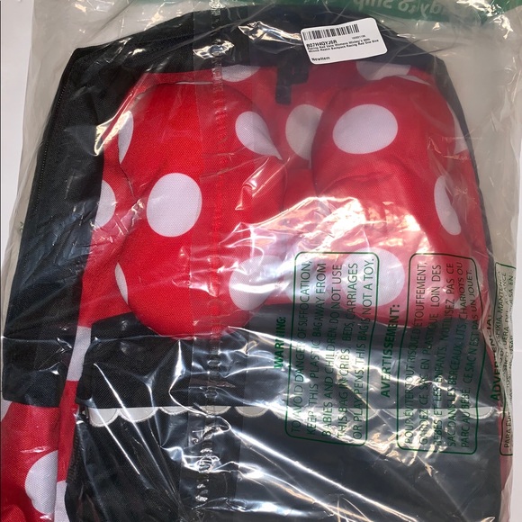 NWT Vans x Disney Minnie Mouse Bow Realm Backpack - Picture 8 of 8